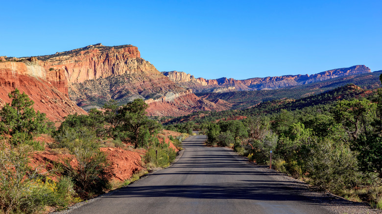 scenic drive utah's capitol reef national park