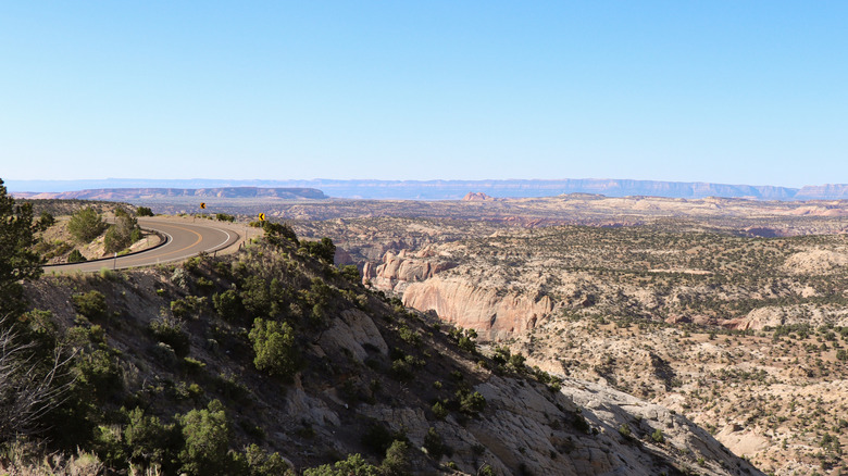Hogsback portion of Highway 12 Utah Scenic Byway