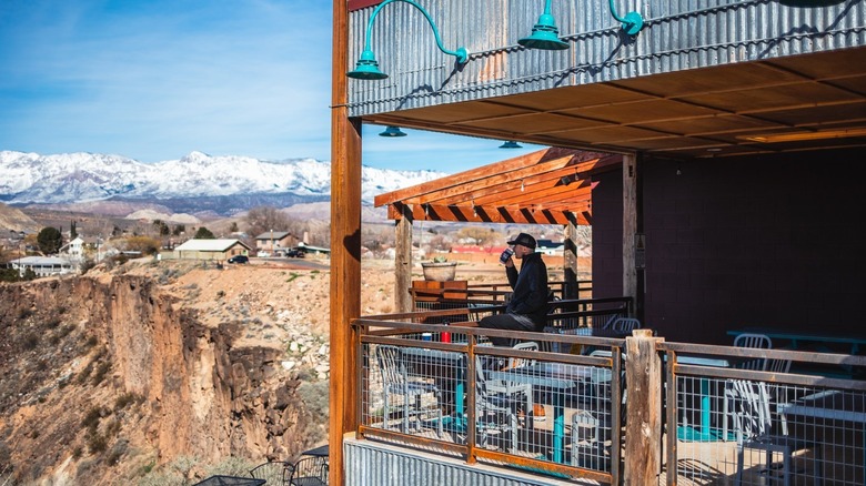 River Rock Roasting Company patio views