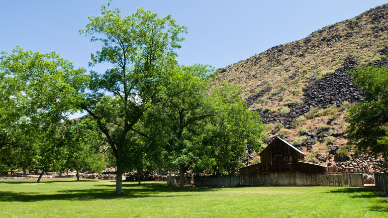 A historic pioneer house in Toquerville, Utah.