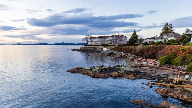 Sunrise over Sidney, Vancouver Island