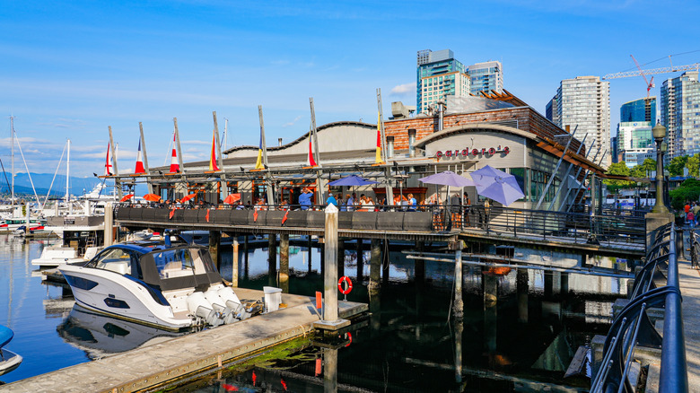 Cardero's Restaurant at the waterfront in Vancouver's Coal Harbour neighborhood