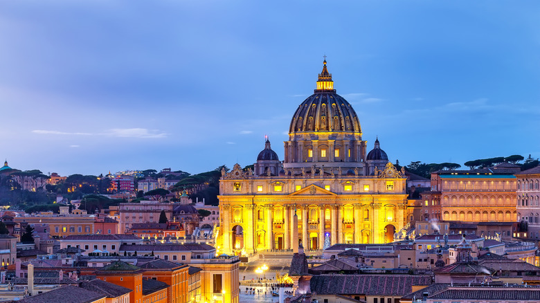 St. Peter's Basilica in Vatican City, Rome, Italy