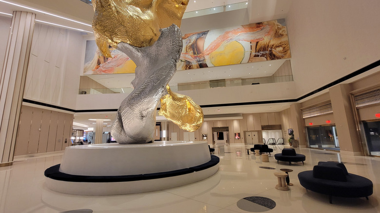 Lobby of the Fontainbleau hotel in Las Vegas