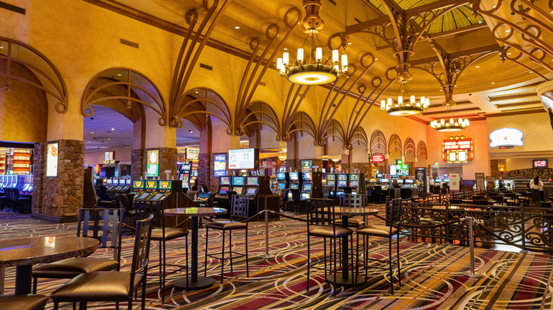 Casino floor of the Santa Fe Station hotel in Las Vegas