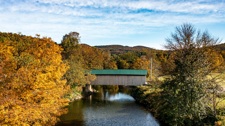 Longley Covered Bridge in Montgomery, VT