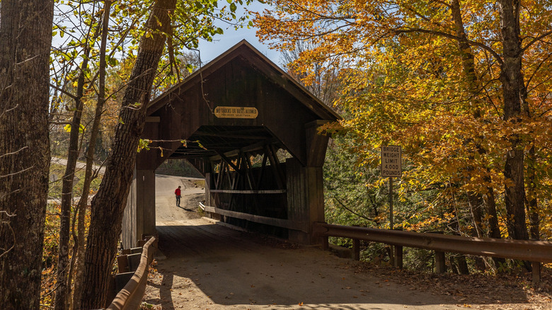 Emily's Bridge in Stowe, Vermont