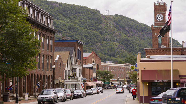 Street in Bellows Falls, Vermont