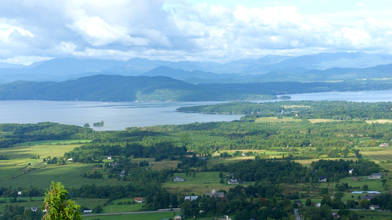 The view from Mt. Philo, Vermont.
