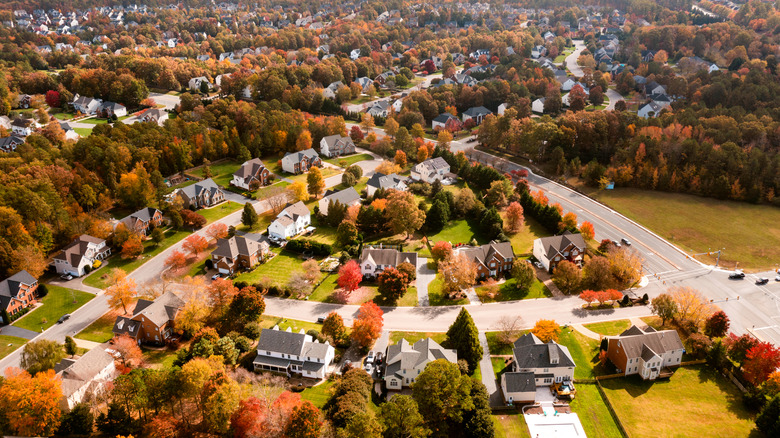 The Suburban area of Richmond, Virginia