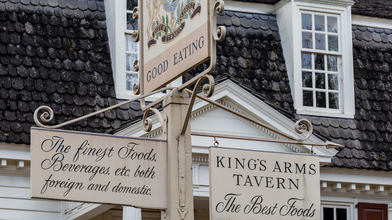 King's Arm Tavern signage