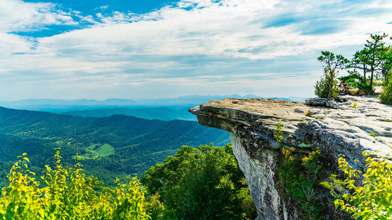 The view from McAfee Knob, near Catawba, VA