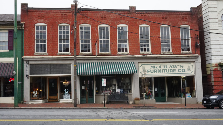 Furniture store in a brick building in Lynchburg, VA