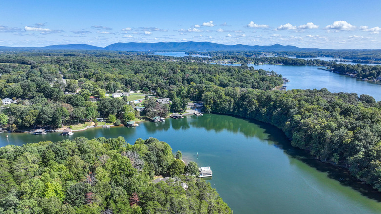 Smith Mountain Lake in the summer