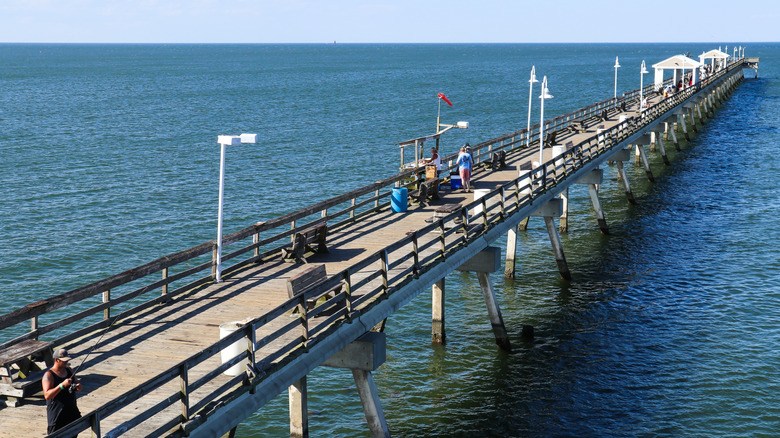 Ocean View Fishing Pier in Norfolk, Virginia