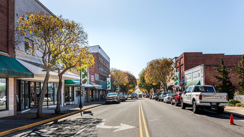 Streets of downtown Galax, Virginia
