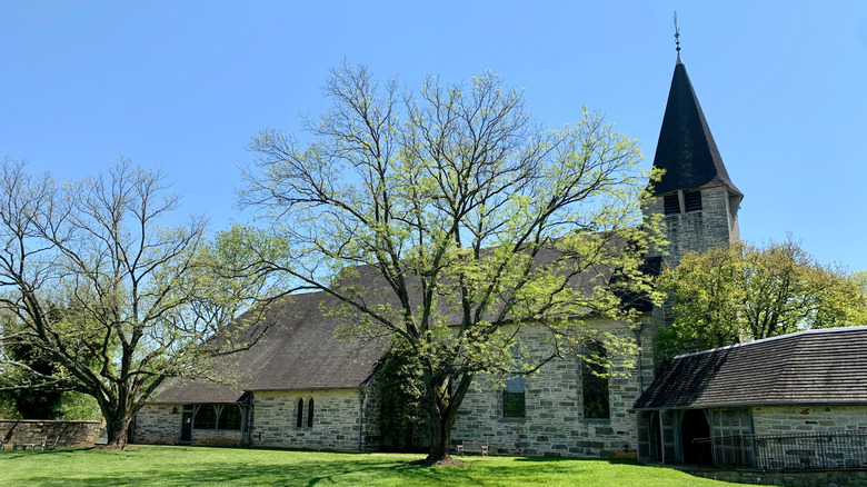 Exterior of Trinity Episcopal Church in Upperville, Virginia