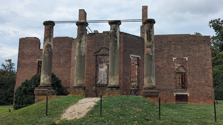 The Barboursville Ruins in Barboursville, Virginia