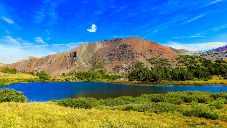 One of the Gaylor Lakes in Yosemite National Park