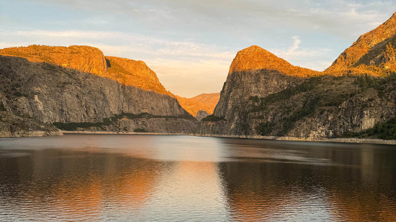 Sunset at Hetch Hetchy in Yosemite