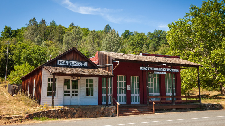 The old bakery and general store at Shasta State Historical Park