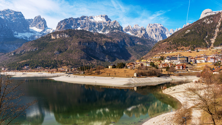 Lake Molveno in Italy