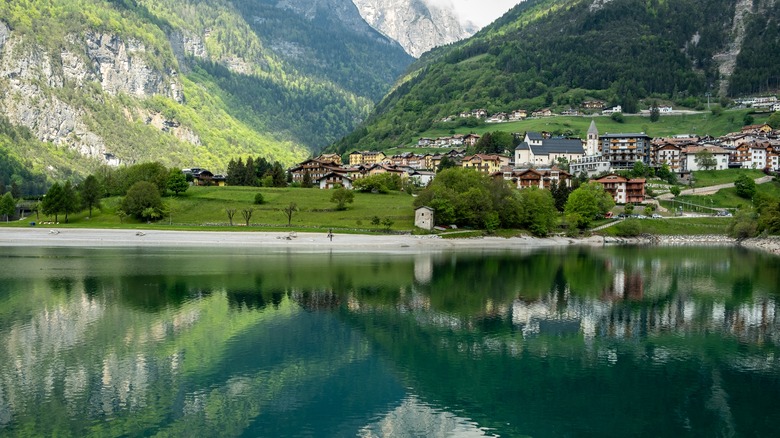 Molveno Lake in Italy