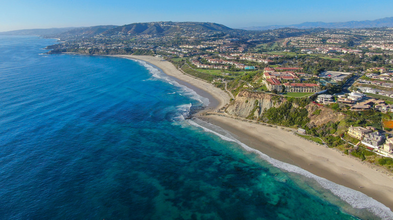 Aerial view of Salt Creek Beach 