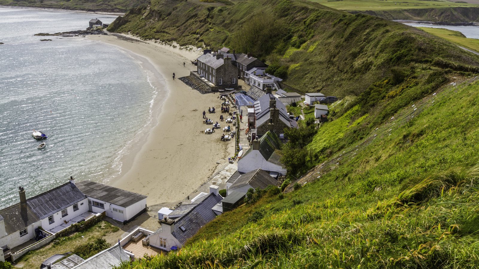 Wales' Car-Free Coastal Hamlet 2 Hours Outside Liverpool Is A Remote Oasis With Lovely Beaches And An Iconic Pub