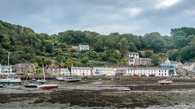 The old houses of the Fishguard Lower Town