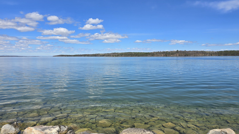 View of Leech Lake from Walker City Park in Walker, Minnesota