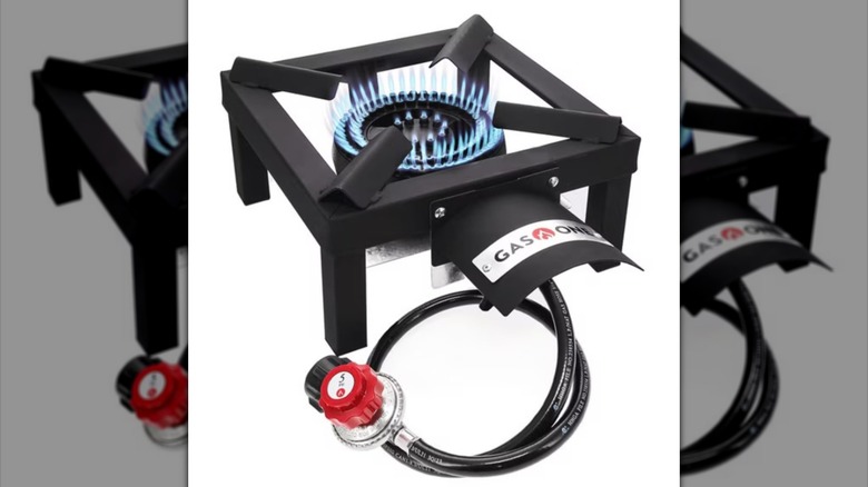 GasOne 1 Burner Propane Camping Stove on white background