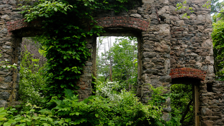 Ruins of the Van Slyke Castle at the Ramapo Reservation in Wanaque, New Jersey