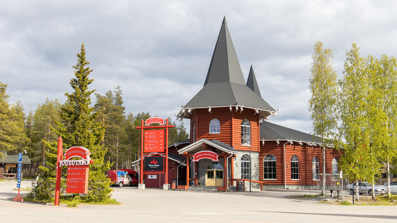 Exterior of a building in Rovaniemi, Finland