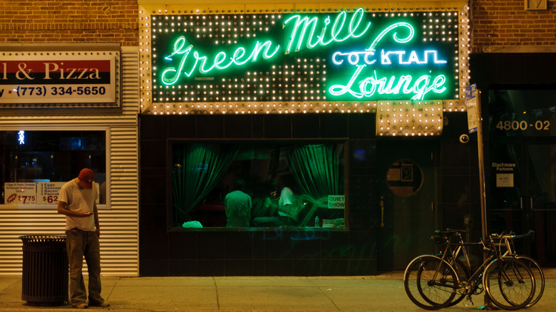 Exterior of The Green Mill, Uptown, Chicago