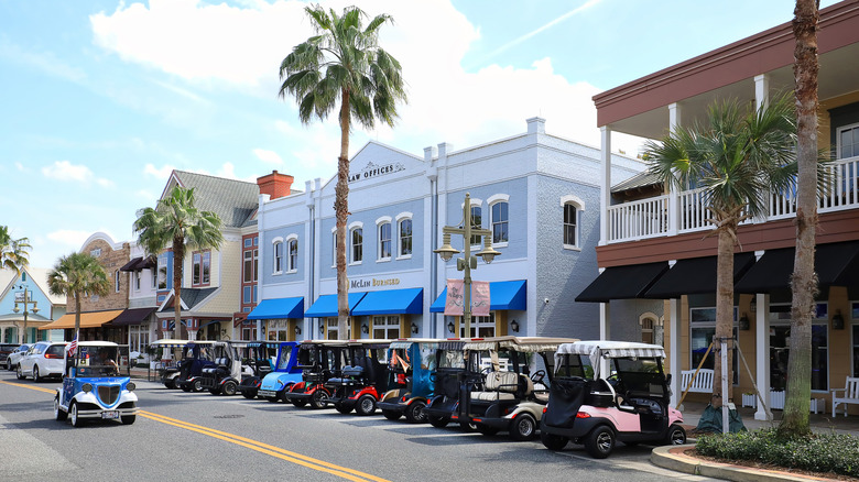 The Villages is a popular retirement golf cart loving community.