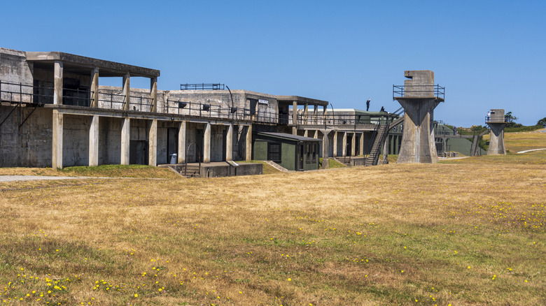 The walls of Fort Casey