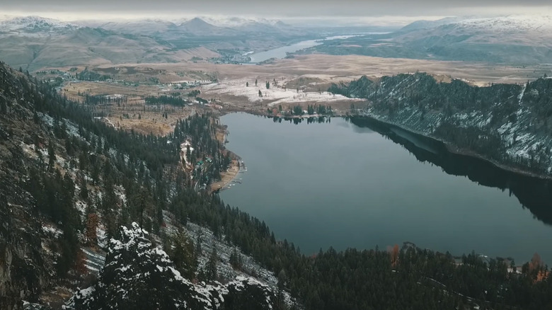 Alta Lake State Park from above