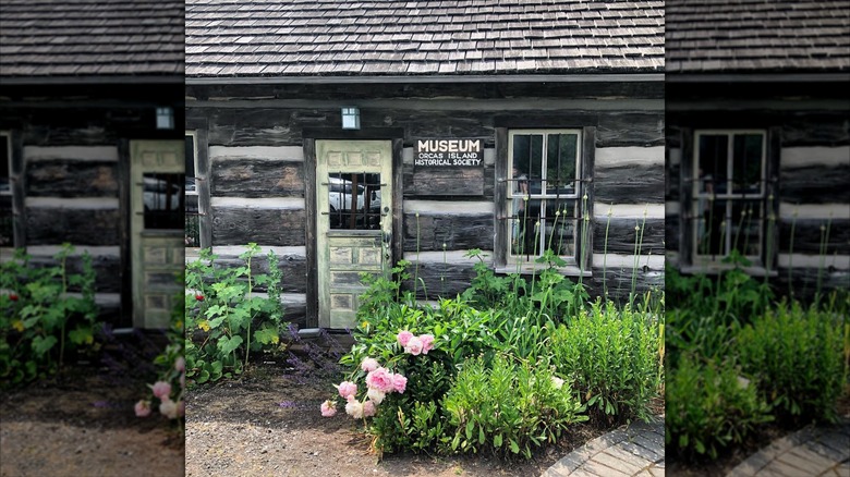 Facade of the the Orcas Island Historical Museum in Eastsound