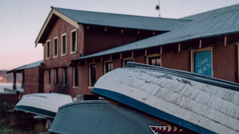 The boat shop at Cama Beach State Park