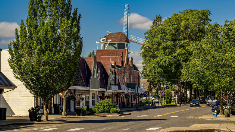 View of Front Street in Lynden, Washington