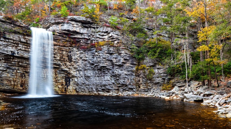 waterfall minnewaska