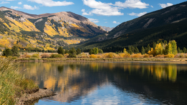 A lake and mountain view at Camp Hale-Continental Divide National Monument, Colorado