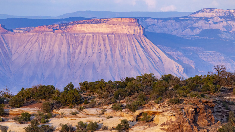 Colorado National Monument during sunset in Grand Junction, Colorado