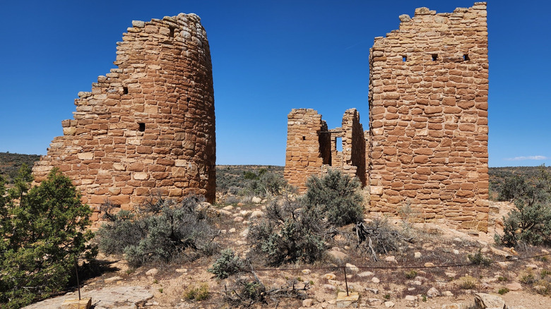 Ancestral Puebloan ruins at Hovenweep National Monument, Colorado
