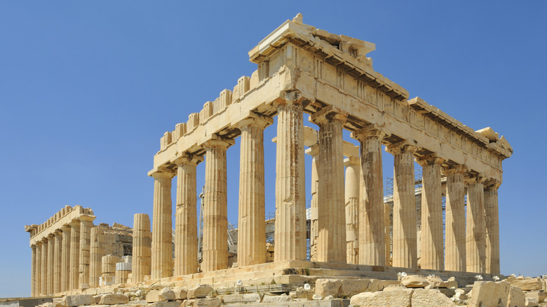The Acropolis in Greece