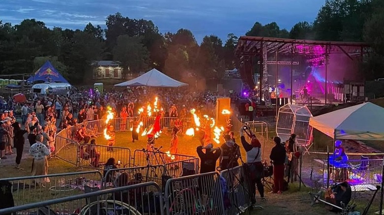 A shot of ACE Adventure Resort's annual Mountain Music Festival from 2024