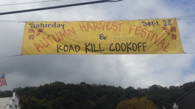 Sign at the Marlinton RoadKill Cook-Off