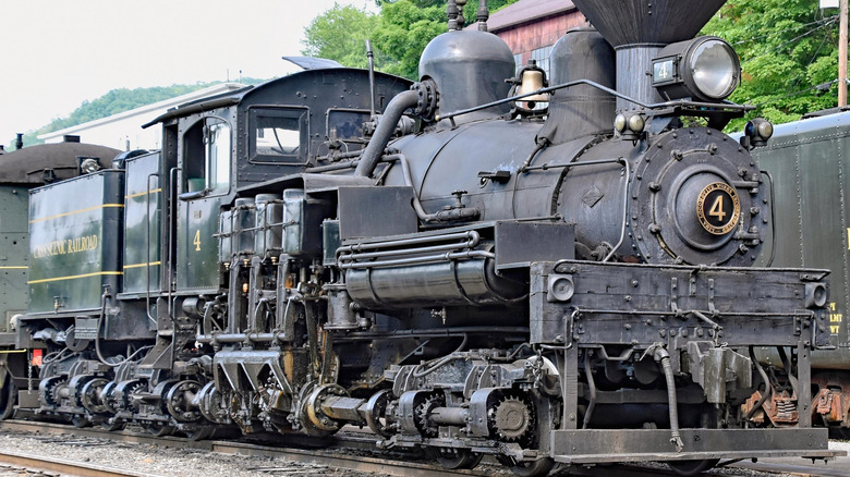 Cass Scenic Railroad Shay #4 locomotive