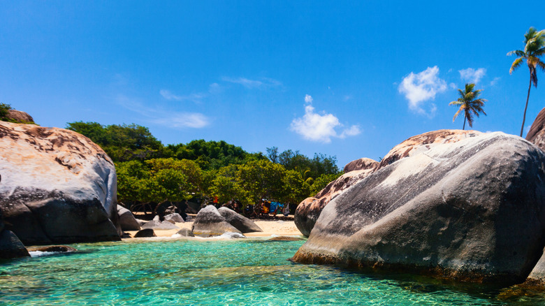 Snorkeling at The Baths, Virgin Gorda.